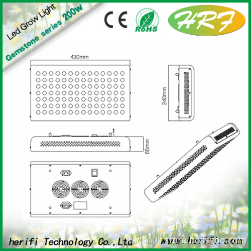 Gemstone Series 98x3w BS001 LED Grow Light